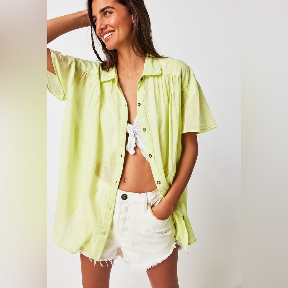 Free People We the Free Float Away Shirt